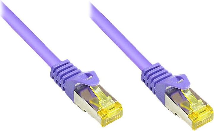 Good Connections Câble patch RJ45 avec câble brut Cat.7 et protection de nez de verrouillage (RNS®), S/FTP, PiMF (S/FTP, CAT7, 25 m)