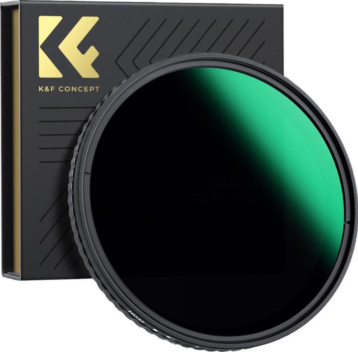 K&F Concept Concept Variabel ND Filter - 62mm Nano-X NDX ND8-128 (62 mm, ND- / Graufilter)