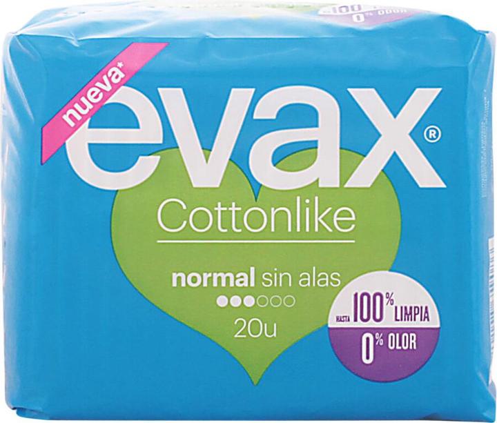 Produktbild Evax Cottonlike Normal Damenbinden 20 Stück (20 x, Damenbinden)