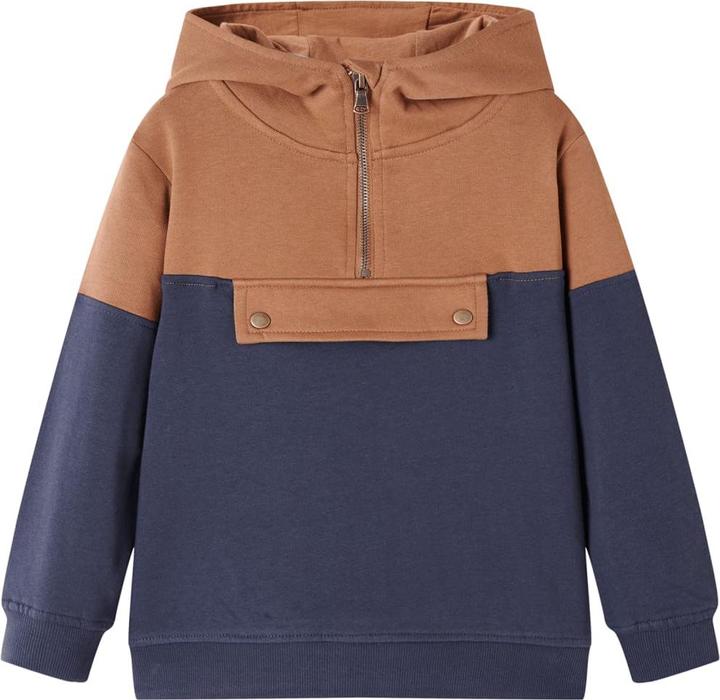Produktbild VidaXL Kinder-Kapuzenpullover mit Halbem Reissverschluss (116)