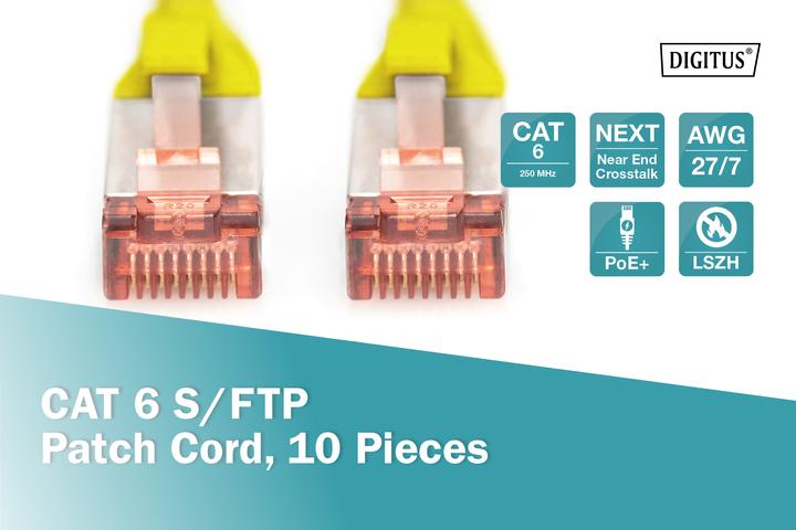 Actual product image Digitus Network cable (S/FTP, CAT6, 0.50 m)