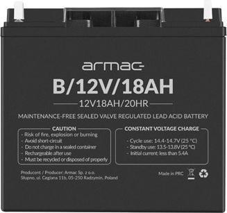 Produktbild Armac Universal-Gel-Akku für Ups B/12V/18Ah