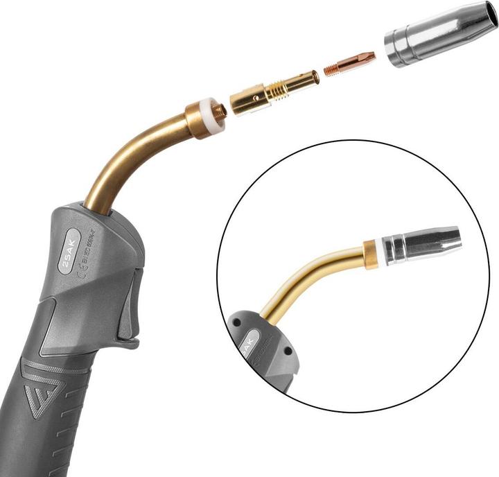 Produktbild Stahlwerk Verschleissteile Set 28-teilig MIG MAG Alu für AK25/MB25 Schweissbrenner