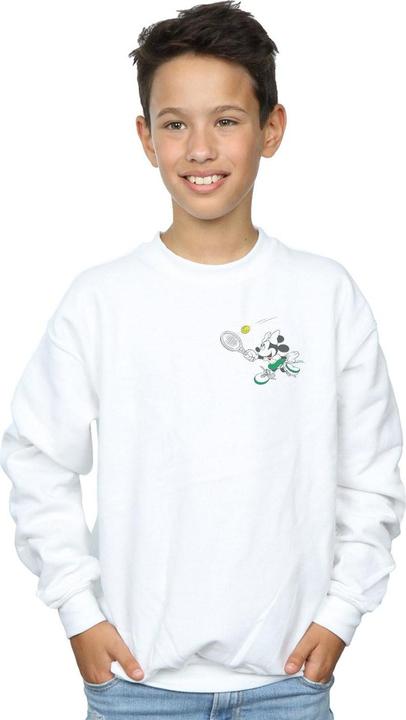Actual product image Disney Boys Minnie Mouse Tennis Breast Print Sweatshirt (116)