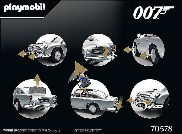 Productafbeelding Playmobil James Bond Aston Martin DB5 - Goldfinger Editie (70578, Playmobil Aston Martin)