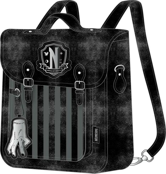 Produktbild Cerda MERCREDI - Nevermore - Sac à Dos Rétro Convertible '22,5x 22,5 x 7cm'