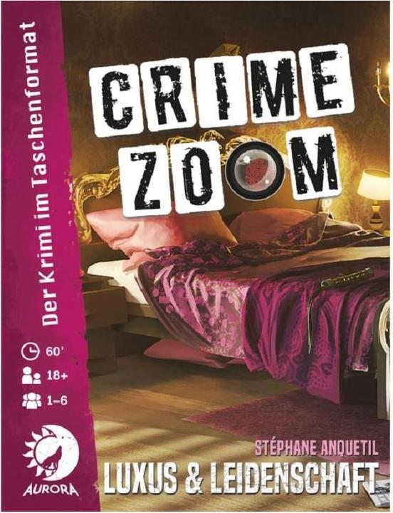 Actual product image Asmodée LDGD0009 - Crime Zoom - Luxus & Leidenschaft, Kartenspiel, ab 18 Jahren, (DE-Ausgabe) (German)