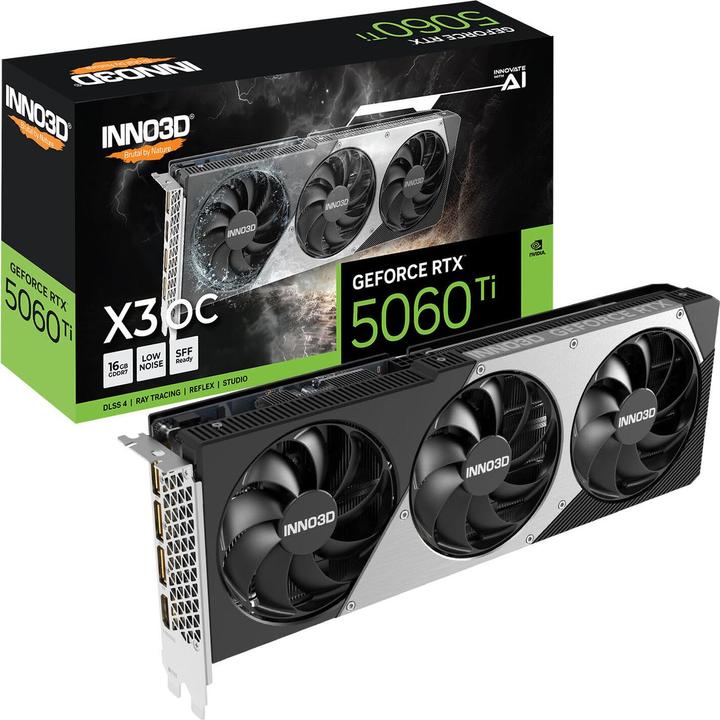 Image du produit Inno3D VGA RTX5060TI 16GB Twin X3 OC (16 Go)