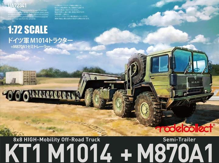 Image du produit Modelcollect German MAN KAT1M1014 8*8 HIGH-Mobility off-road truck with M870A1 semi-trailer