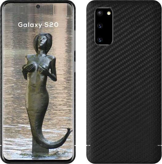 Produktbild Viversis Backcover aus echtem Carbon carbon black