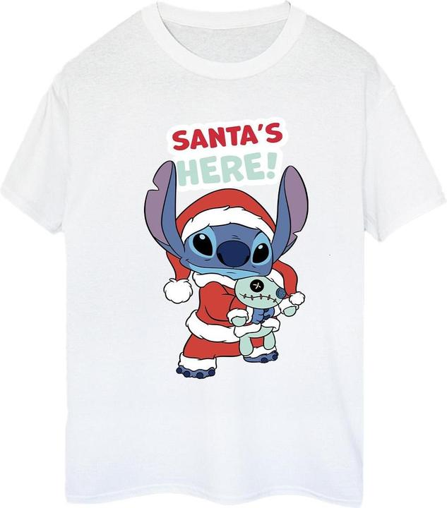 Immagine prodotto Disney Lilo & Stitch Santa's Here Maglietta Ampia Donna (S)