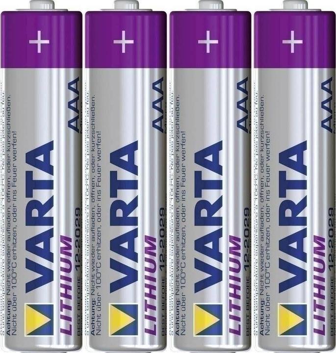 Image du produit Varta ULTRA Lithium (4 pcs, AAA, 1100 mAh)