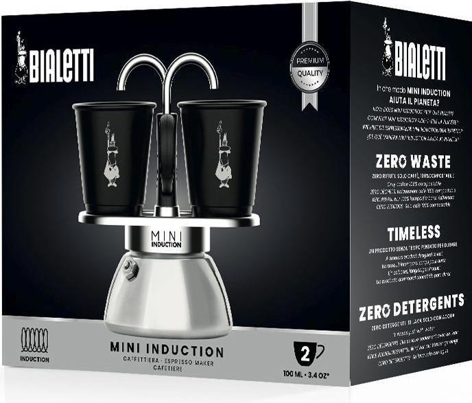 Produktbild Bialetti Mini Express Induktion + 2 Becher (2 T.)