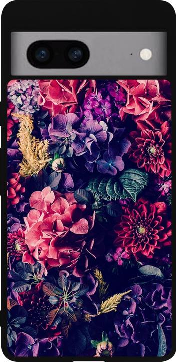 Immagine prodotto PhoneLook Cover Silicone Nero Fiori Scuro (Google Pixel 7a)