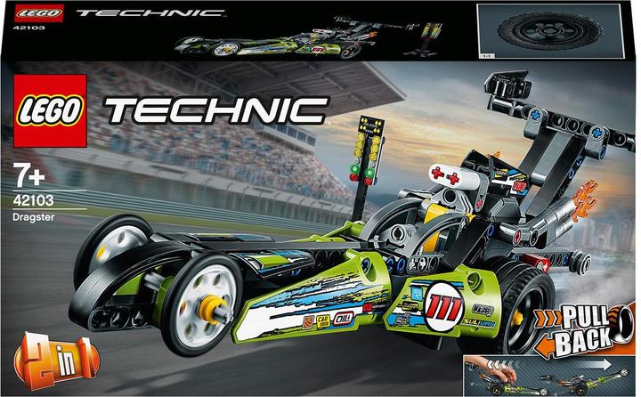 Actual product image LEGO Dragster race car (42103, LEGO Technic)