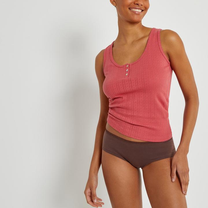 Produktbild La Redoute Collections 3er-Pack unifarbene Shortys (42, 3er Pack)