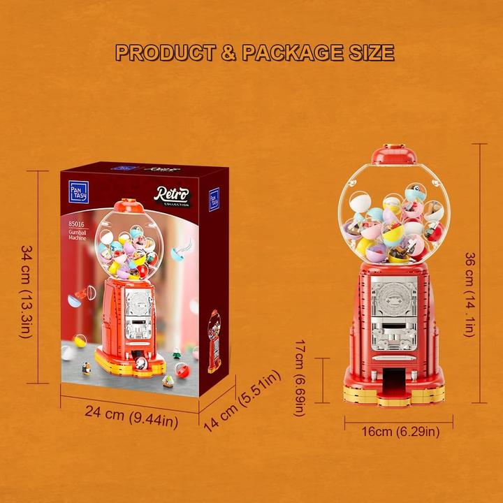Produktbild Pantasy Original-Retro Series Bauset Gumball Machine 34 cm
