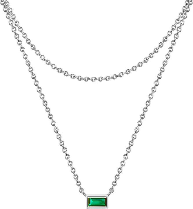 Glanzstücke München Damen Sterling Silber Zirkonia silber 42,0/36,0 cm Basiskette + 5,0 cm Verläng - 30030 (Sterling Silber)