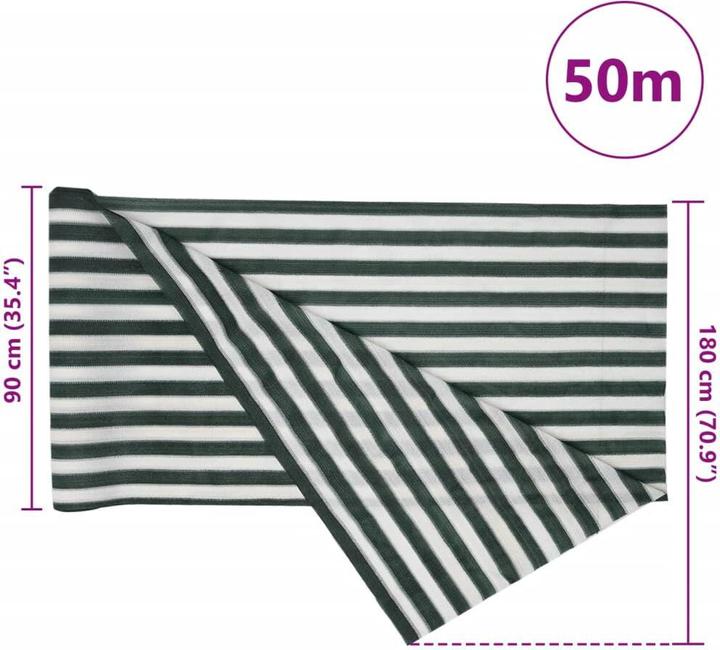 Actual product image VidaXL Zaunblende HDPE 75 g/m² (5000 cm)