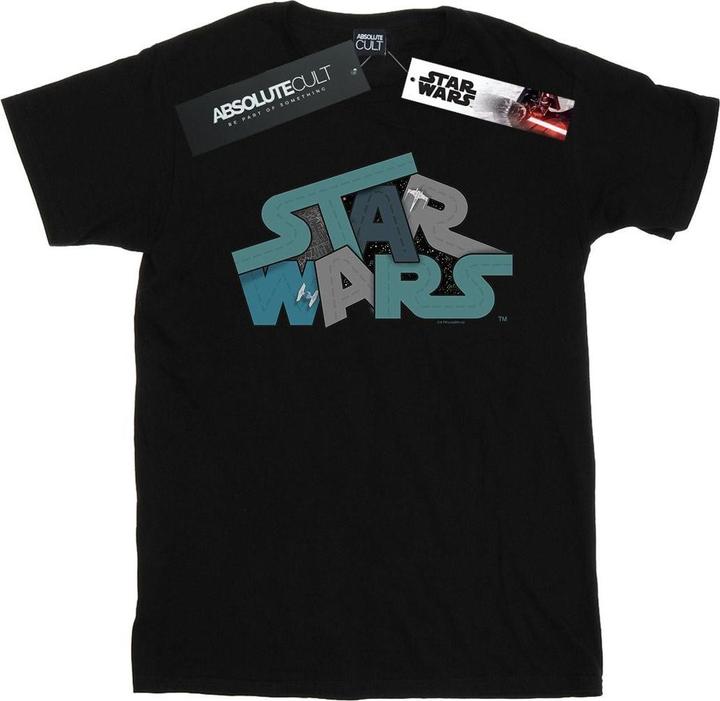 Image du produit Star Wars - T-shirt DEATH STAR JUMBLE LOGO - Homme (XL)