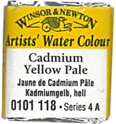 Image du produit Winsor & Newton Peinture à l'aquarelle Artists (demi-bol jaune cadmium clair)