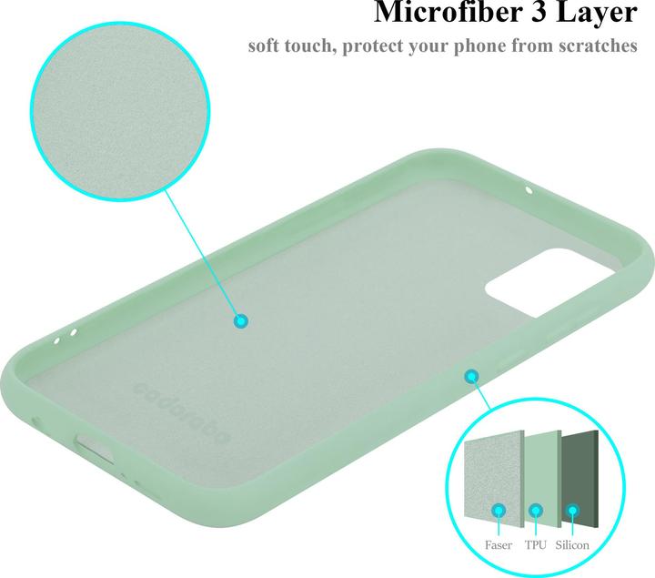Actual product image Cadorabo TPU Liquid Silicone Case Cover (Samsung Galaxy A71)
