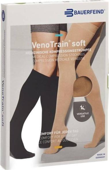 Veno Train SOFT AG KKL2 normal/short Haftband Mikronoppe offene Fussspitze caramel (M)