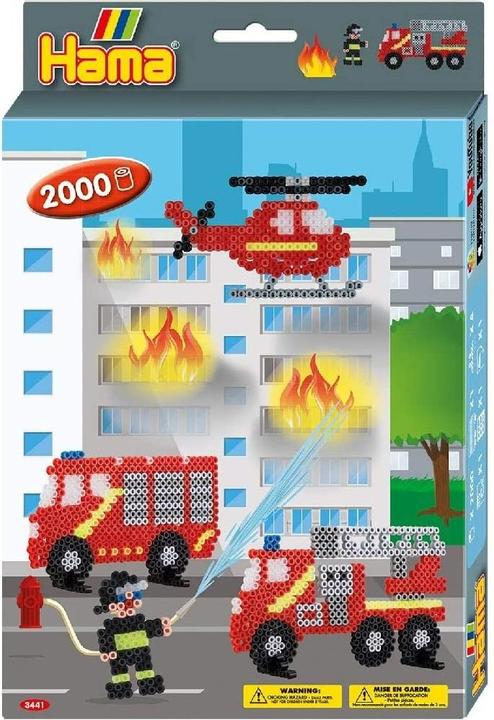 Actual product image Hama Ironing beads gift box fire department