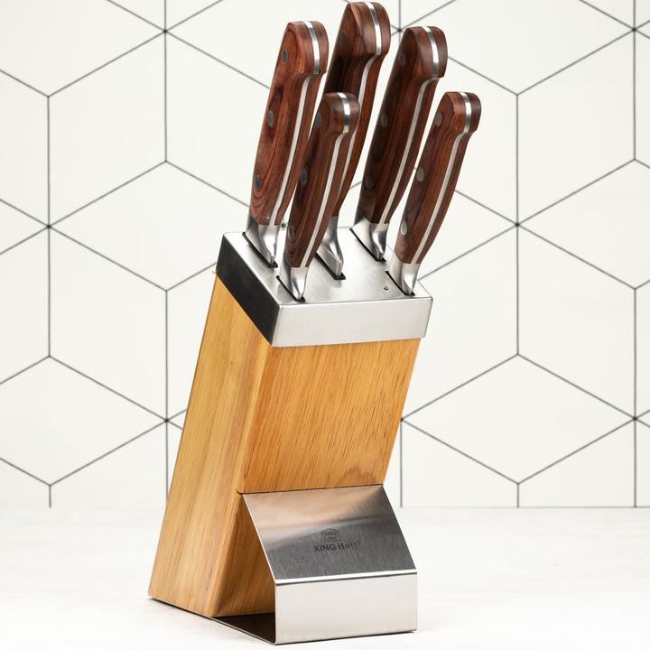 Produktbild Kinghoff Kitchen Knives In The Kh-3463 Block (22 cm)