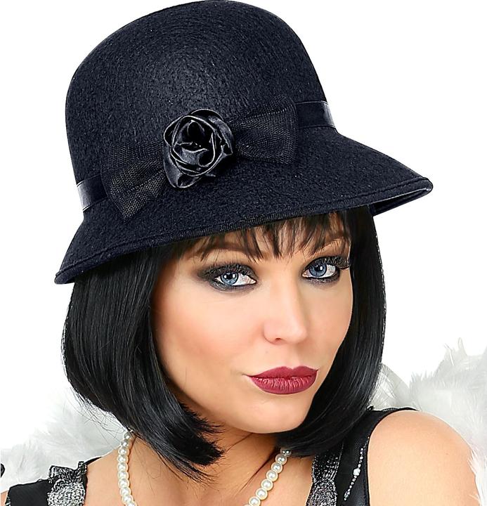 Immagine prodotto Widmann Cappello Charleston degli anni '20 in feltro nero Gloche