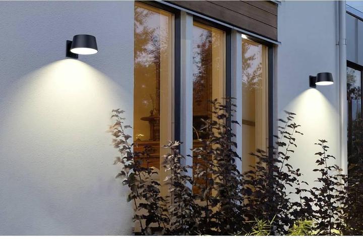 Immagine prodotto Sygonix SY-5801972 Faretto solare a parete con rilevatore di movimento 10 W bianco neutro On (1000 lm, IP54)