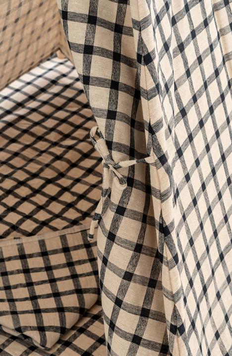 Actual product image CLP Play tent Esna, black checkered