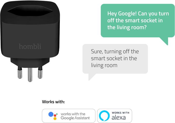 Produktbild Hombli Smart Swiss Socket 2+1