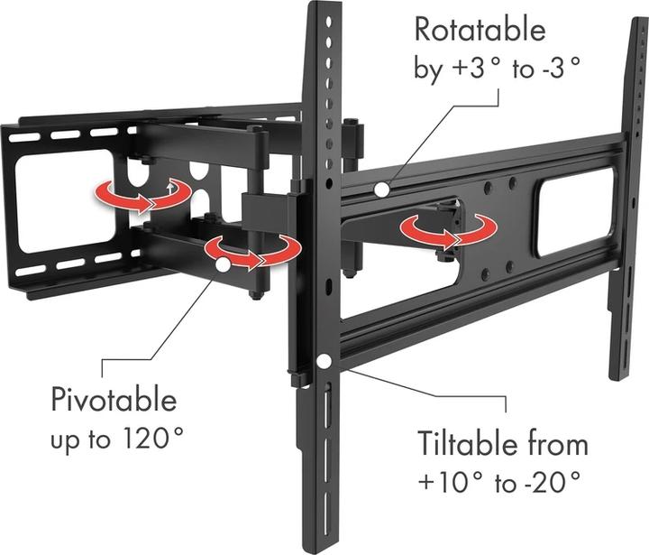 Immagine prodotto Schwaiger LWHD7050513 (Muro, 66", 50 kg)