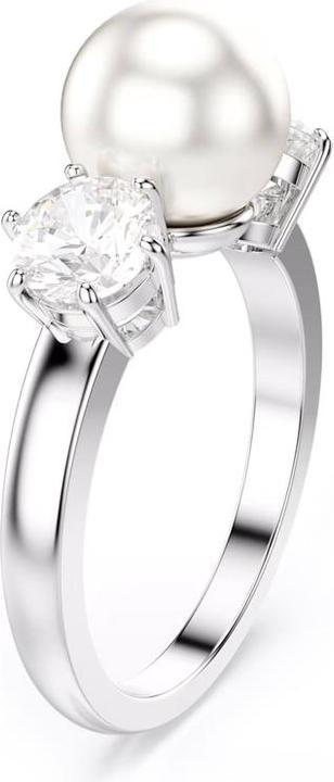 Actual product image Swarovski Matrix Ring Crystal Bead Round Cut White (55)