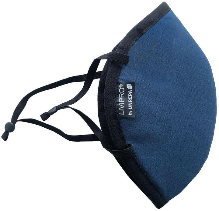 Produktbild Unrepa Community Stoffmaske LIVIPRO Evolution Gr. XS, Blau (1 x)