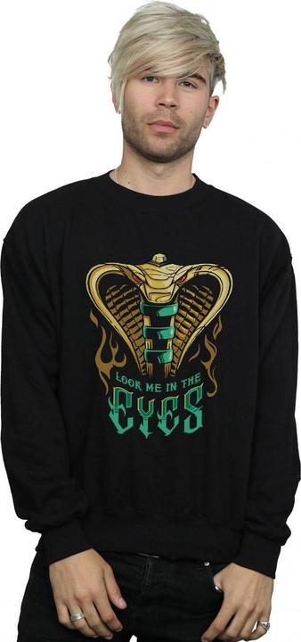 Actual product image Disney Mens Aladdin Movie Jafar Snake Eyes Sweatshirt (L)