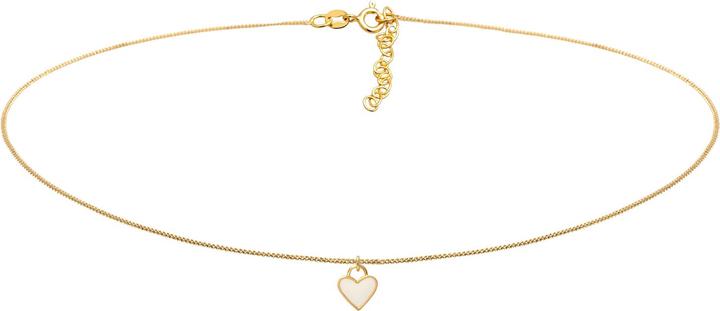 Produktbild Elli Choker, Herz (925er Sterling Silber, Keine Stein, Emaille, 36 cm)