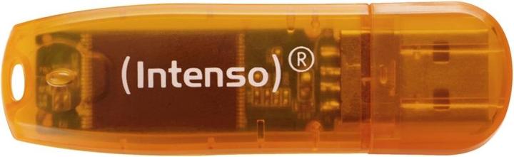 Image du produit Intenso Rainbow 2 x 64GB USB2 Orange (64 Go, USB-A)