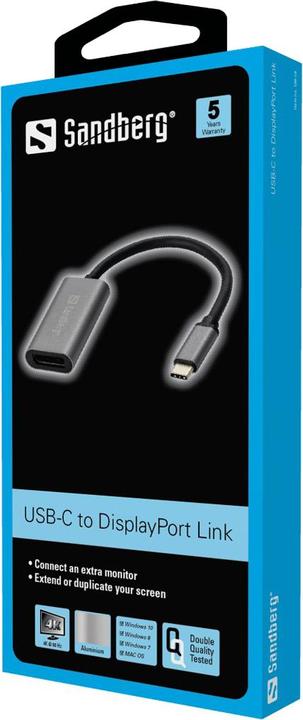 Immagine prodotto Sandberg USB Typ-C zu (DP, 17.50 cm)