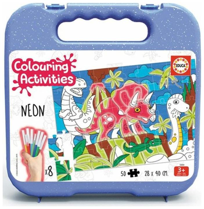 Actual product image Educa Coloring dinosaur (50 pieces)