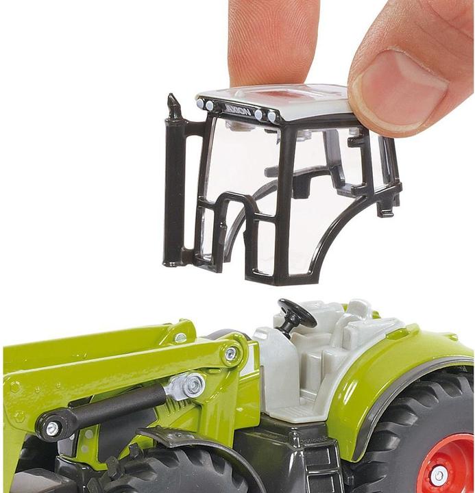 Produktbild Siku 1979 vorne Claas mit Lader 01:50