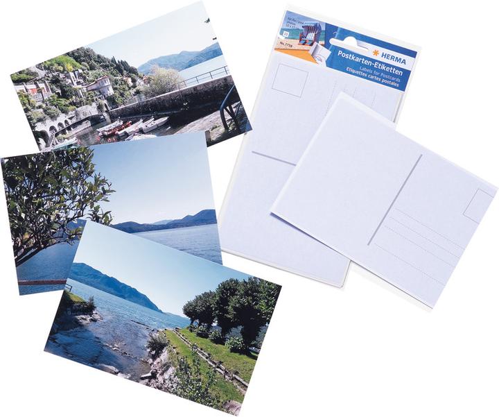 Actual product image HERMA Postcard labels