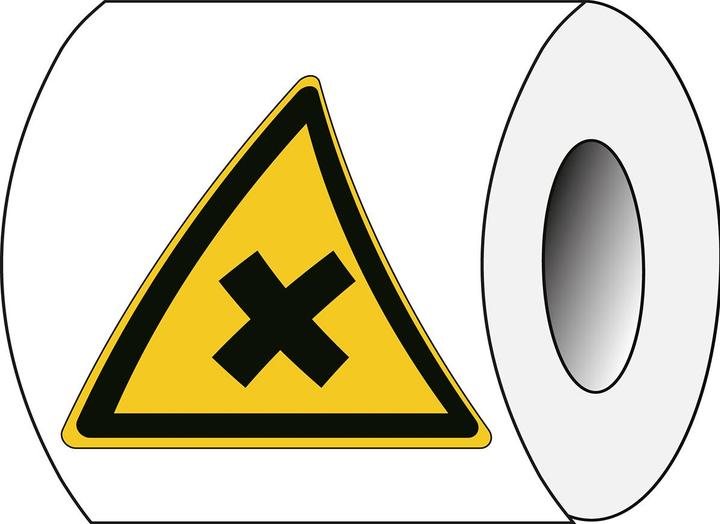 Actual product image Brady Warning Sign on Roll - PIC 321