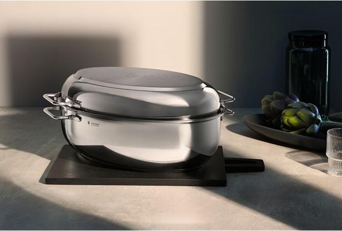 Immagine prodotto WMF Arrosto extra (25.80 cm, Pirofila + casseruola, Acciaio inossidabile)