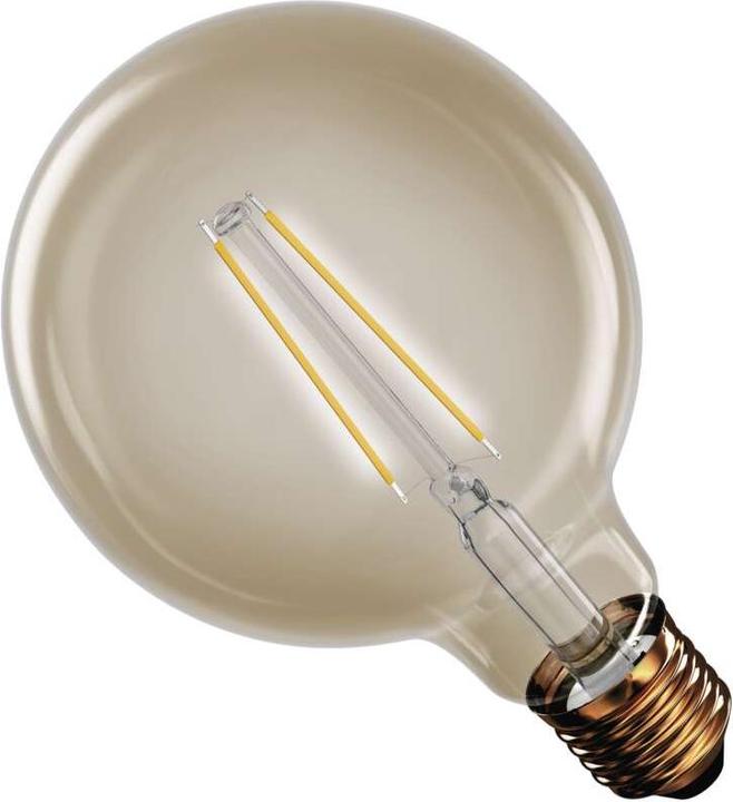 Image du produit Emos Lampe LED Vintage G95 / E27 / 4,5 W (40 W) / 420 lm / Blanc chaud (E27, 4.50 W, 420 lm, 1 x, F)