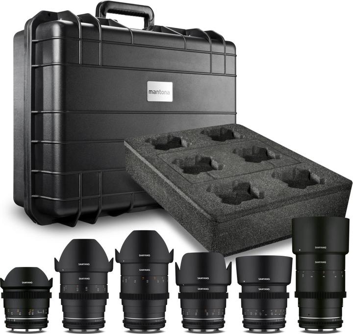 Image du produit Samyang MF 14/24/35/50/85/135 MK2 Kit valise VDSLR Canon EF (Canon EF)