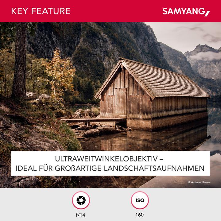 Image du produit Samyang AF 12mm f/2 Fujifilm X (Fujifilm X, APS-C / DX)