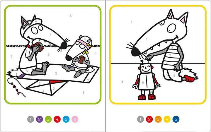 Image du produit P'tit Loup / Mes coloriages magiques / Les chiffres (Français, Lallemand Orianne, Thuillier Éléonore, 2022)