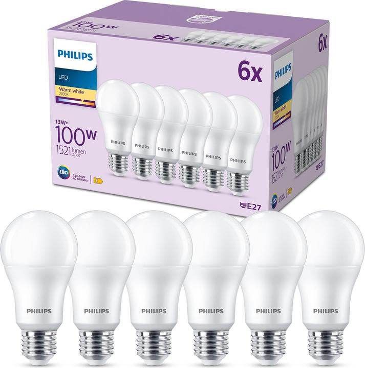 Image du produit Philips Bulbs (E27, 13 W, 1521 lm, 6 x, E)